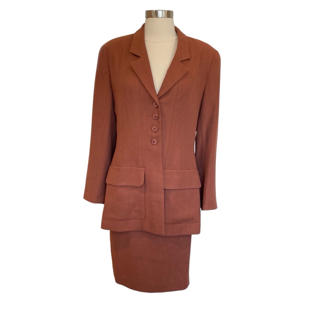 Henri Bendel Vintage 80’s Wool Three Piece Suit